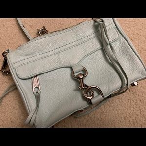 Rebecca minkoff turquoise Mac crossbody